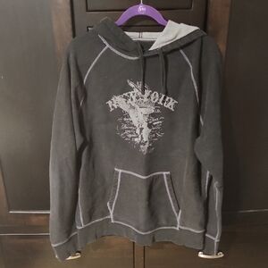 Banana Republic Charcoal Graphic Hoodie